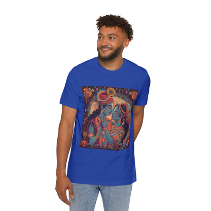 Divine Love Radha Krishna T-Shirt | Spiritual Design