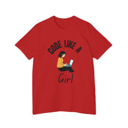 Code Like a Girl T-Shirt - Empowering Women in Tech Tee