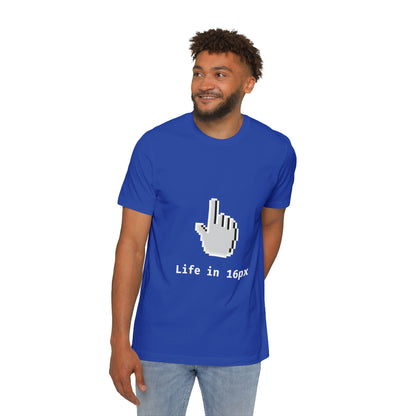 Life in 16px | Frontend Developer T-Shirt | Pixel-Perfect UI Design Tee | Usha Creations