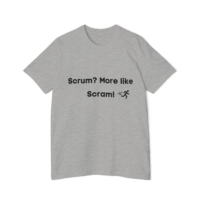 Scrum? More Like Scram! | Funny Agile Developer T-Shirt | Usha Creations