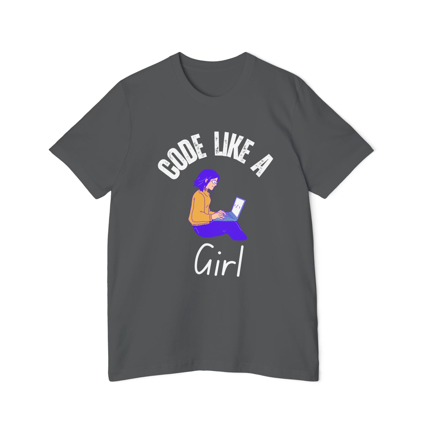 Code Like a Girl T-Shirt - Empowering Women in Tech Tee