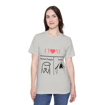 Flork Meme Programmer Logic Love Humor Tech T Shirt | Coding Syntax Meme Tees | Usha Creations