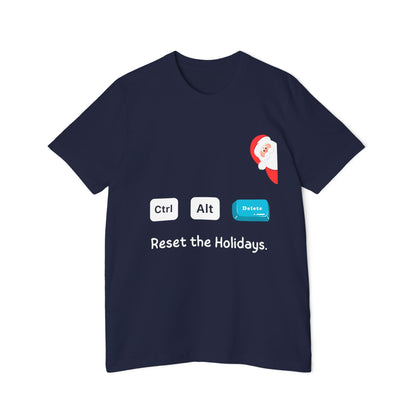 Ctrl Alt Delete Christmas T-Shirt | Funny IT Support Holiday Gift 2024 | Tech Support Secret Santa Present  | Usha Creations