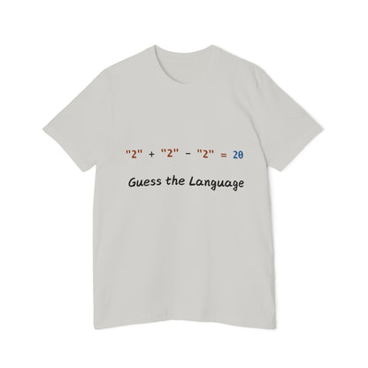 JavaScript 20 Quirk Coding Riddle T Shirt | Web Dev Meme Tees | Usha Creations