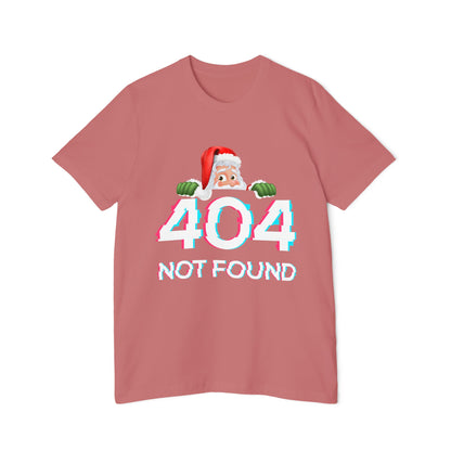 404 Santa Not Found T-Shirt | Funny Web Developer Christmas Gift 2024 | Programmer Holiday Present | Usha Creations