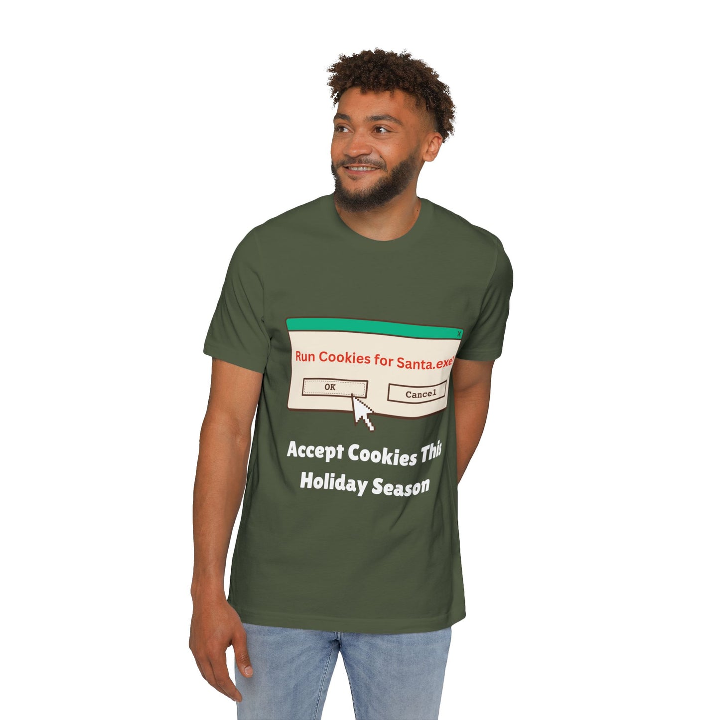 Christmas Cookie Code Humor T-Shirt | Tech Holiday Pun Meme Tees | Usha Creations