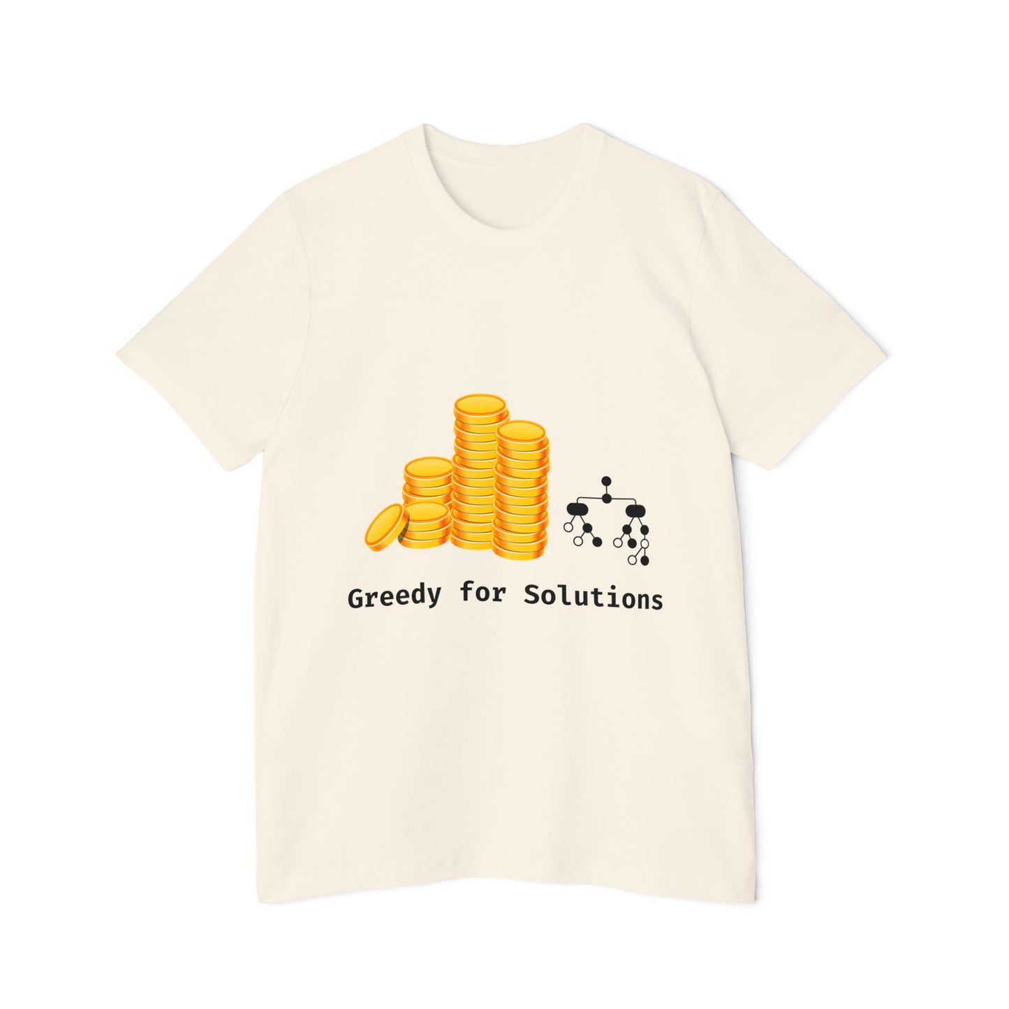 Greedy for Solutions | DSA T-Shirt | Interview Series Tee | Usha Creations