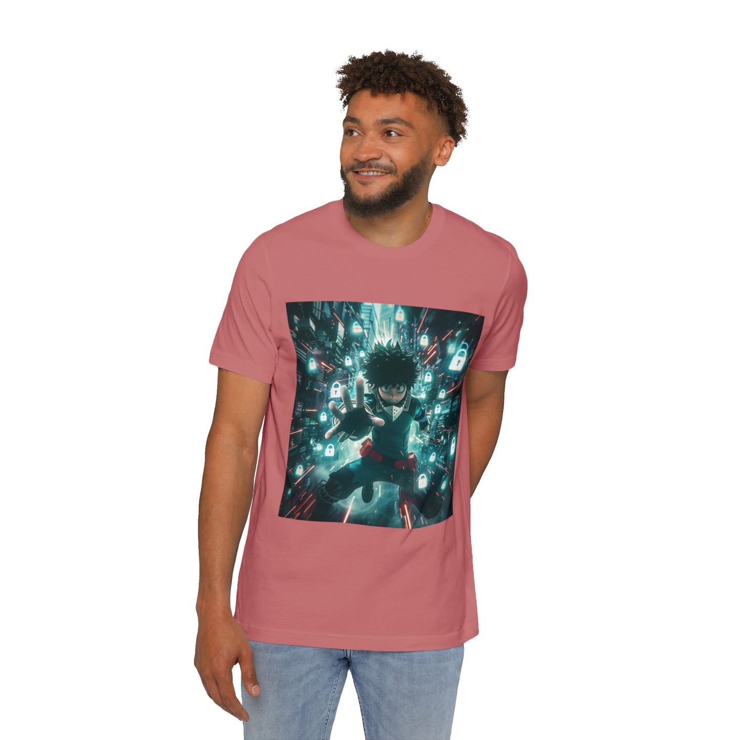 Deku’s Data Smash Tee – Cyber Hero Edition