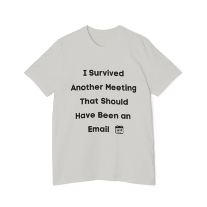 I Survived Another Meeting That Should Have Been an Email | Funny Work T-Shirt | Usha Creations