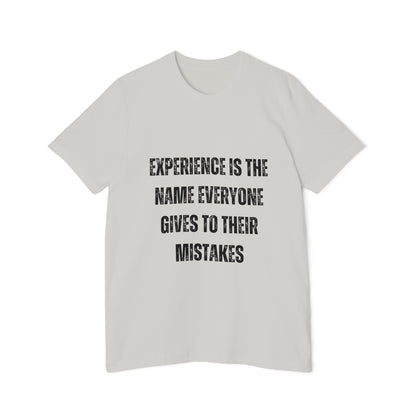 Experience Is the Name Everyone Gives to Their Mistakes | Funny Developer T-Shirt | Programmer Quote Tee | Usha Creations