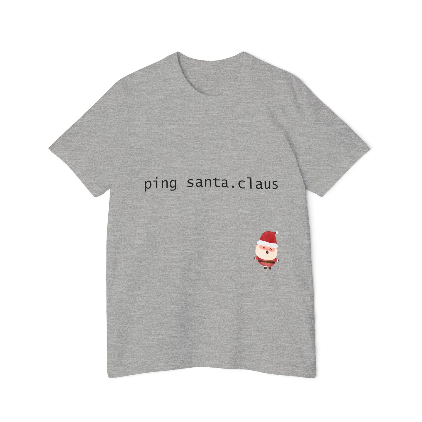 Ping Santa.Claus Network T-Shirt | Funny IT Christmas Gift 2024 | Perfect Network Engineer Secret Santa Gift | Usha Creations