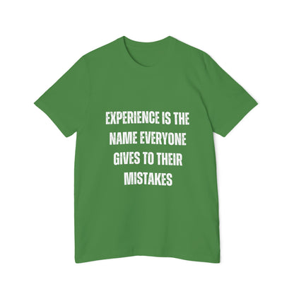 Experience Is the Name Everyone Gives to Their Mistakes | Funny Developer T-Shirt | Programmer Quote Tee | Usha Creations