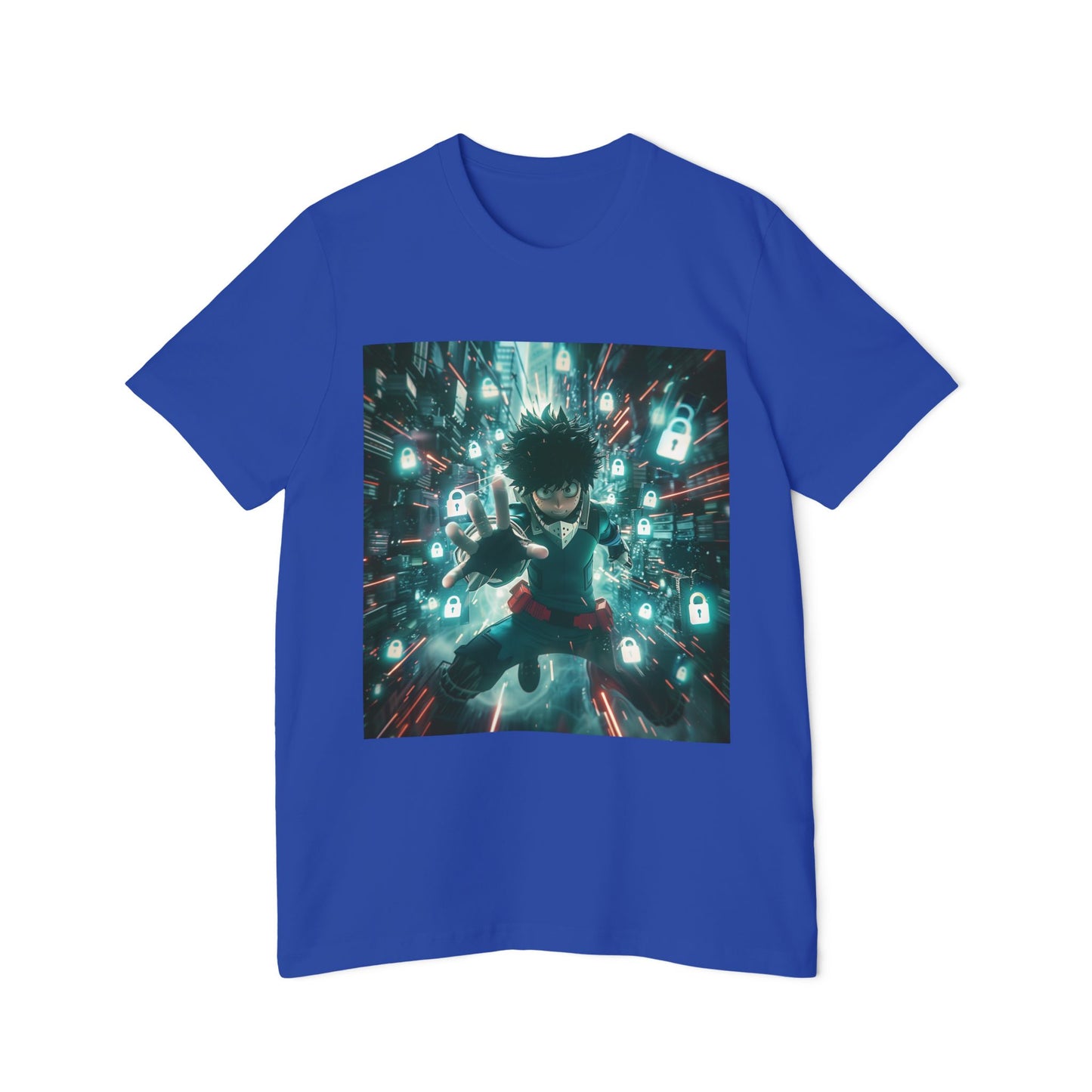 Deku’s Data Smash Tee – Cyber Hero Edition