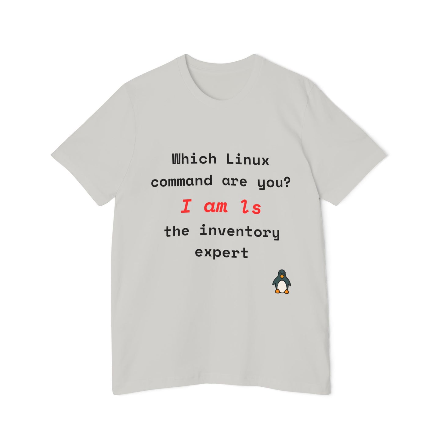 Which Linux Command Are You? I Am ls - The Inventory Expert | Funny Linux T-Shirt | Usha Creations