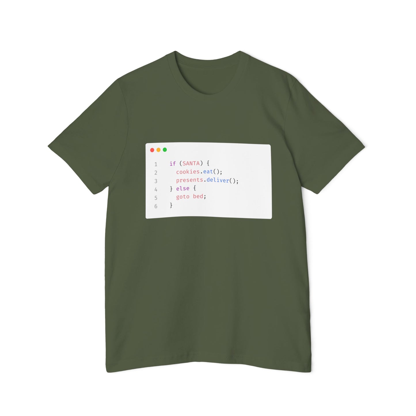 Christmas Code T-Shirt | Developer Holiday Logic 2024 | Programming Santa Humor | Tech Winter Gift | Usha Creations