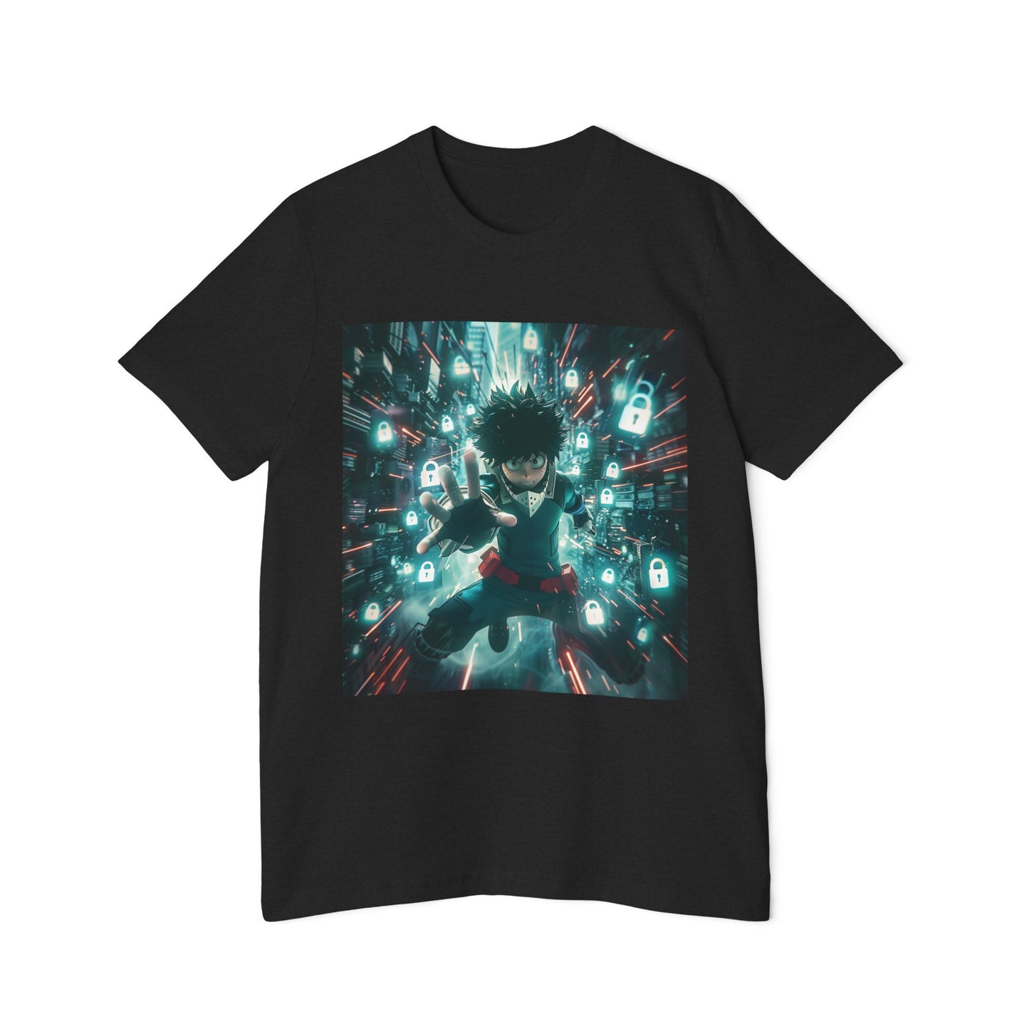 Deku’s Data Smash Tee – Cyber Hero Edition