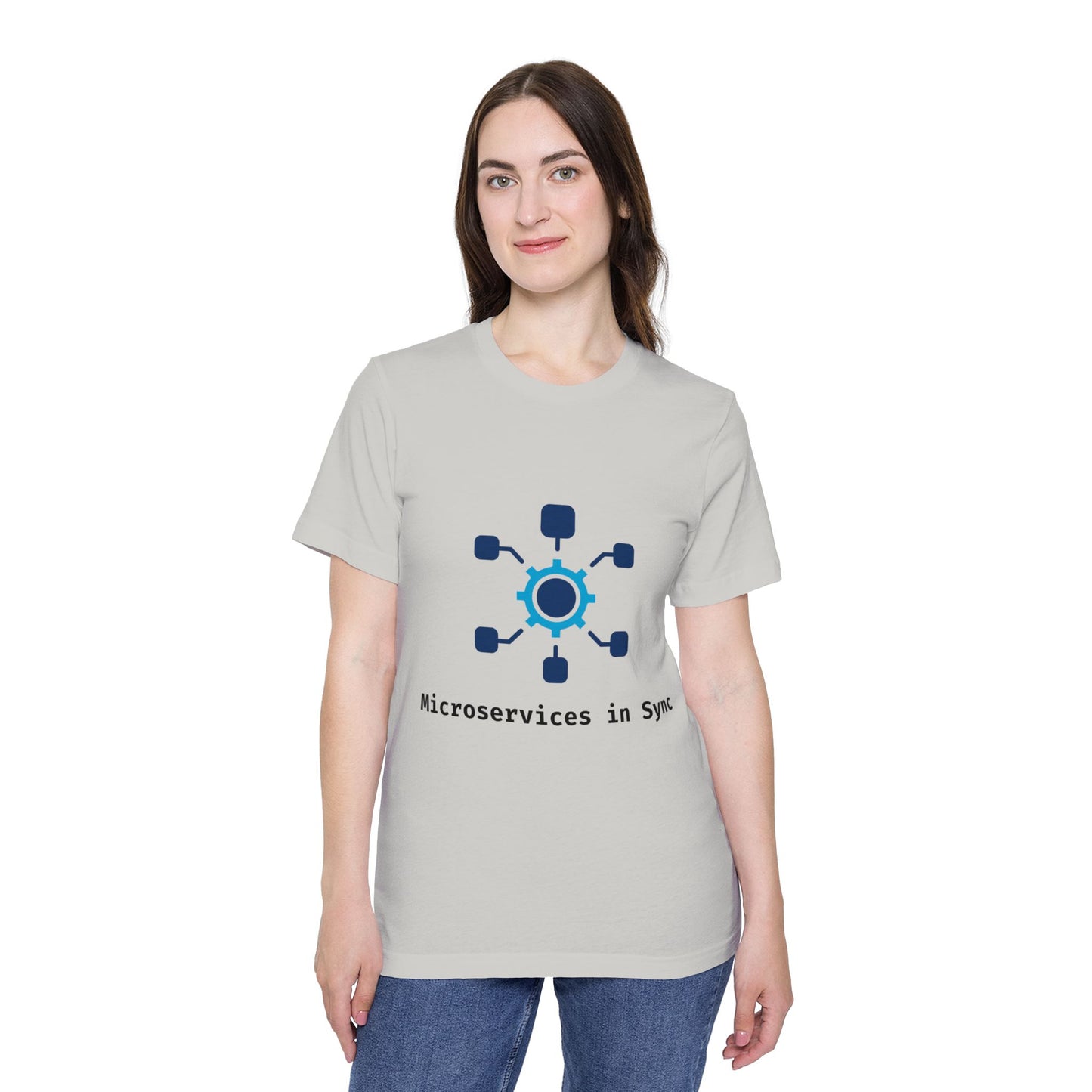 Microservices in Sync | System Design T-Shirt | Interview Series Tee | Usha Creations