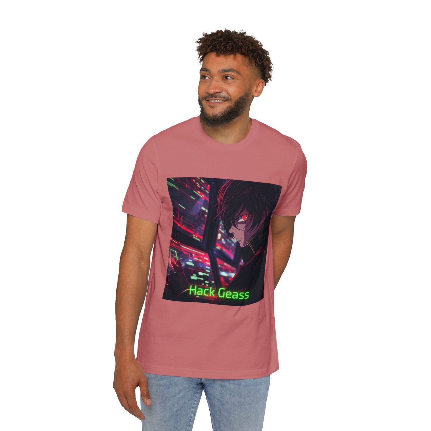 Lelouch’s Hacking Geass Tee – Code Geass Hack the World Edition