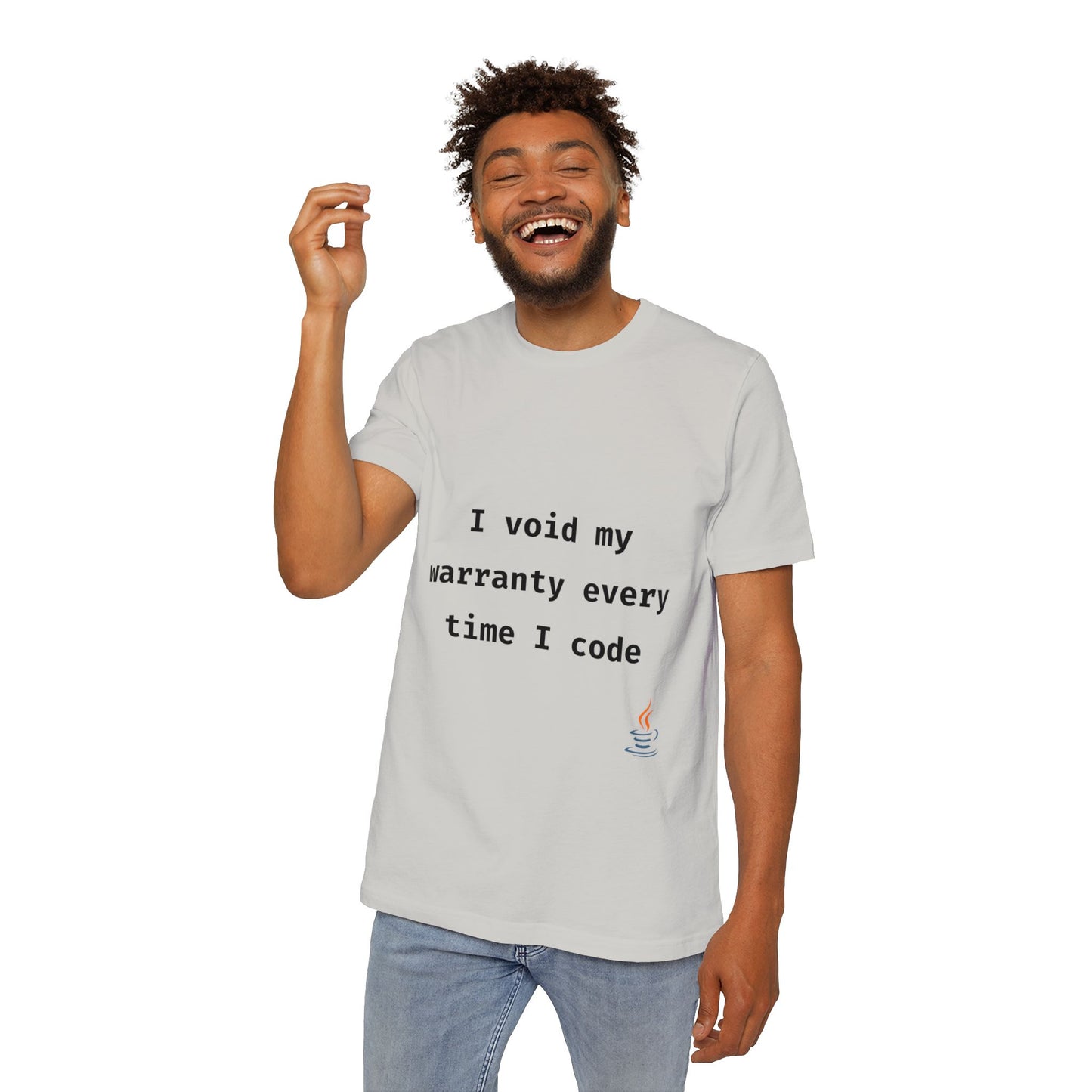 I Void My Warranty Every Time I Code | Java Programmer T-Shirt | Funny Coding Shirt | Usha Creations