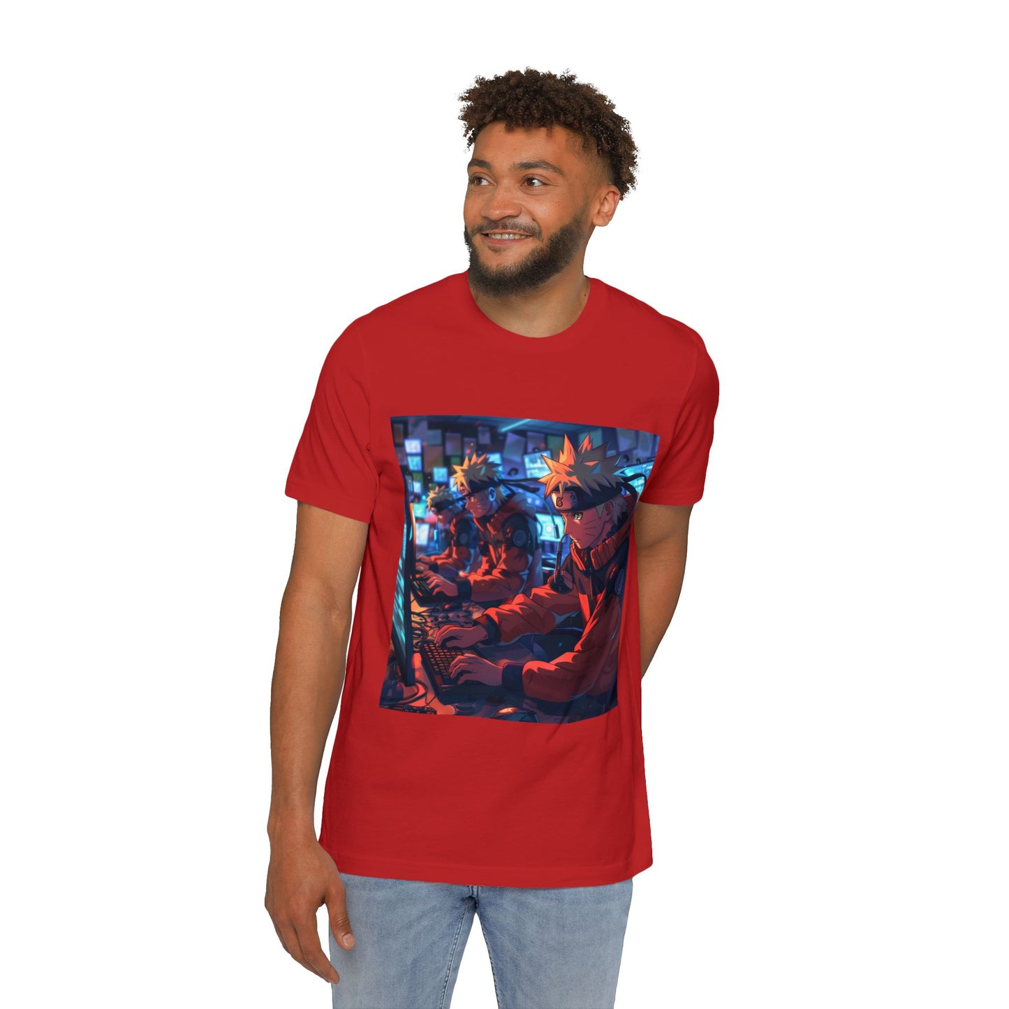 Naruto Hacking with Shadow Clones Tee – Cyber Ninja Edition