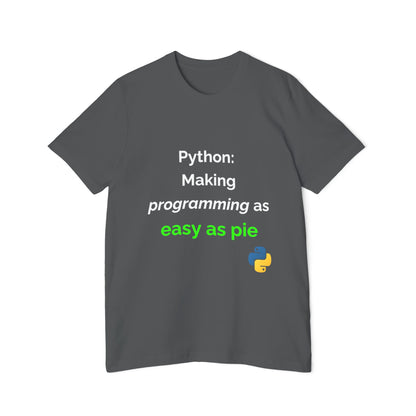 Python: Making Programming as Easy as Pie | Funny Python Developer T-Shirt | Usha Creations