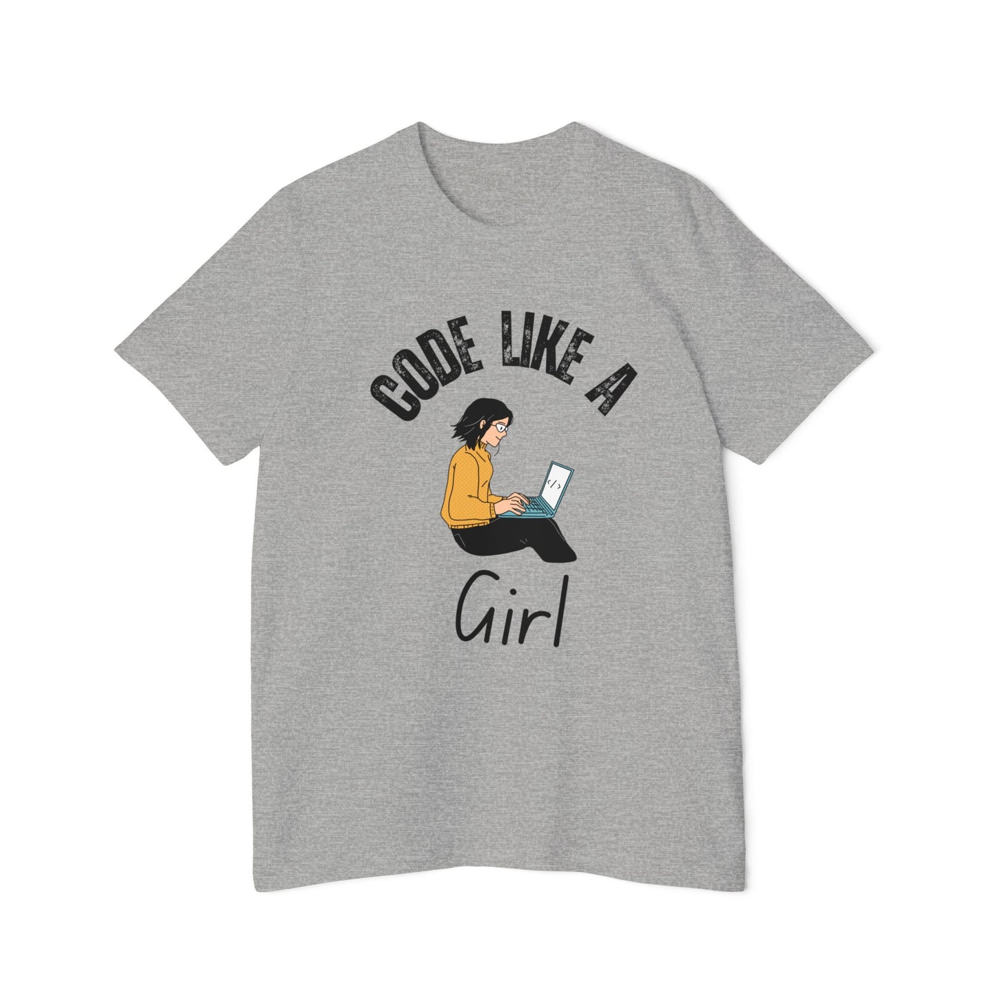 Code Like a Girl T-Shirt - Empowering Women in Tech Tee