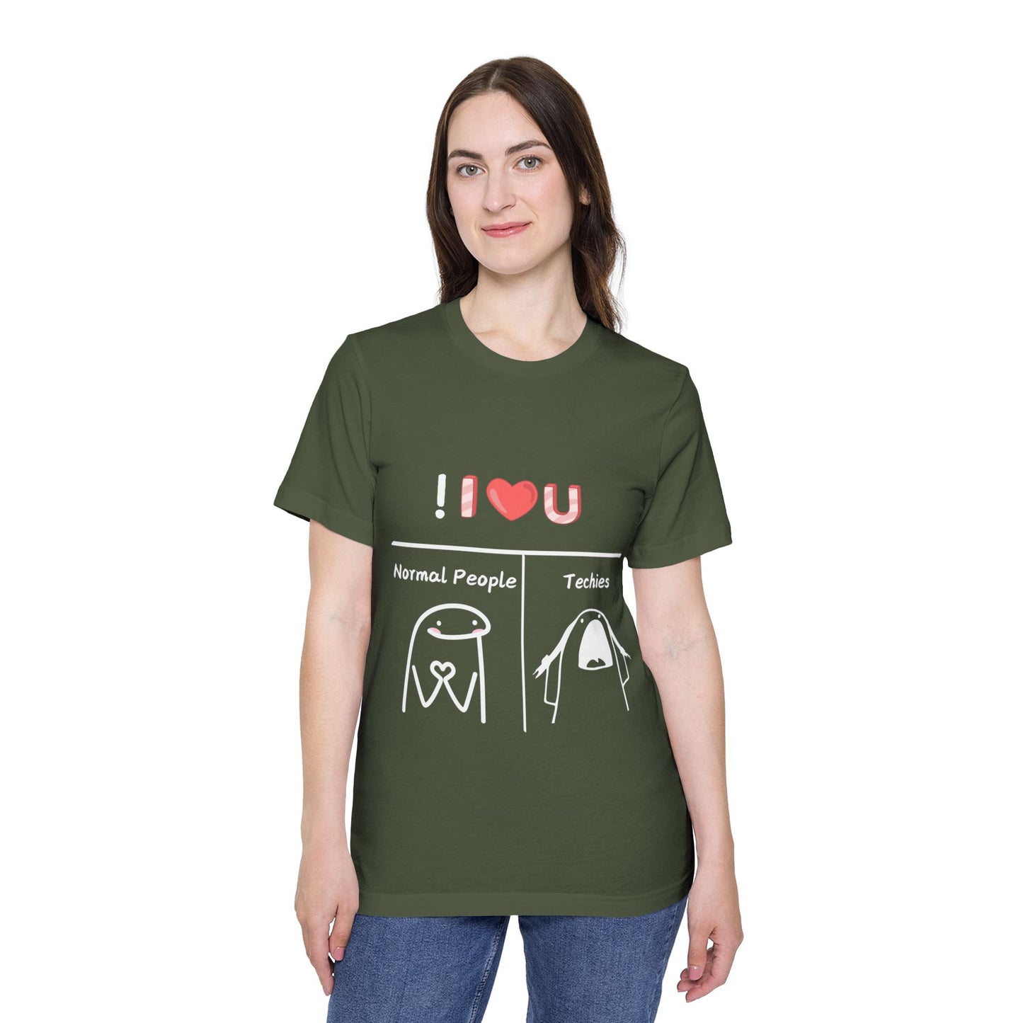 Flork Meme Programmer Logic Love Humor Tech T Shirt | Coding Syntax Meme Tees | Usha Creations