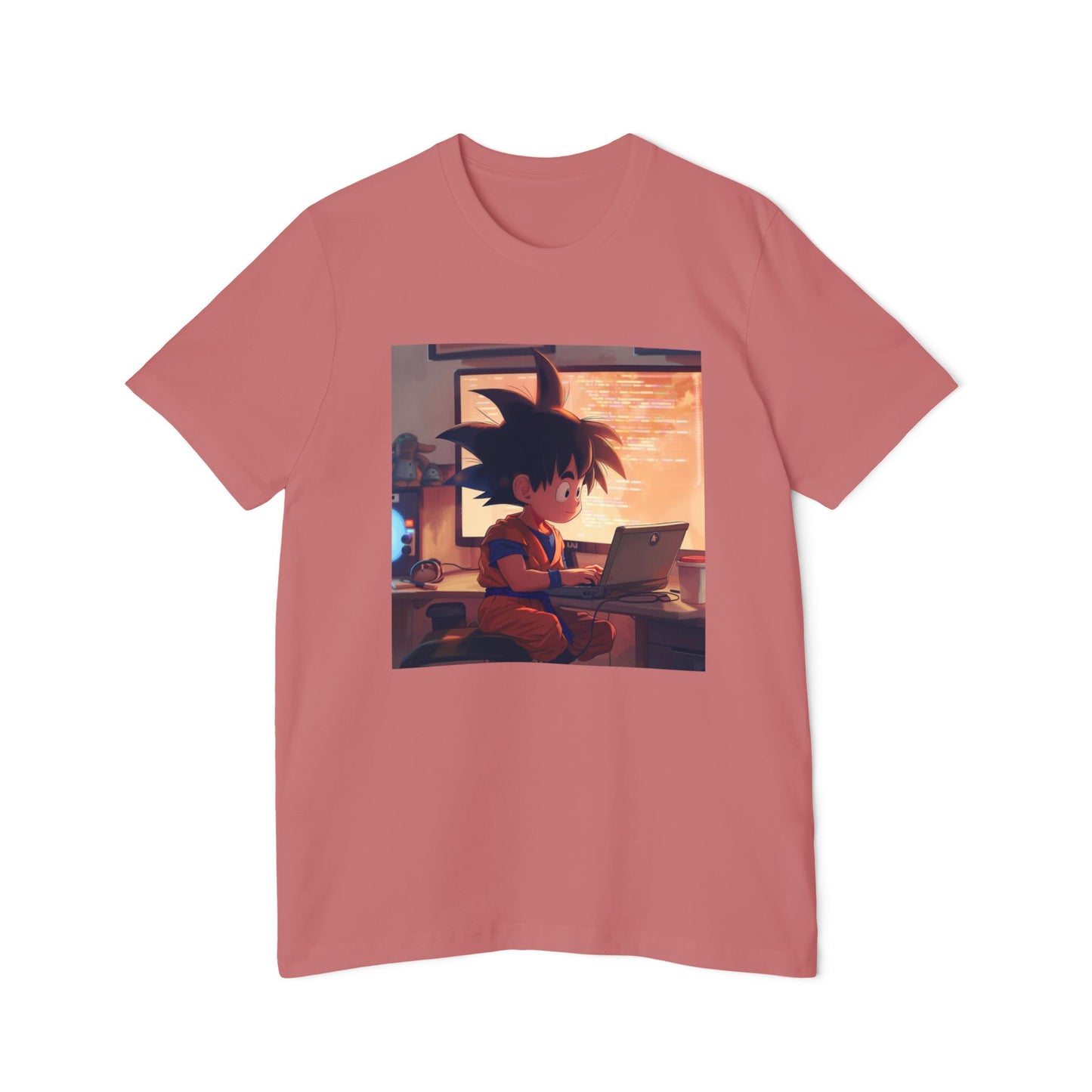 Kid Goku Coding Tee – Future Coder Edition