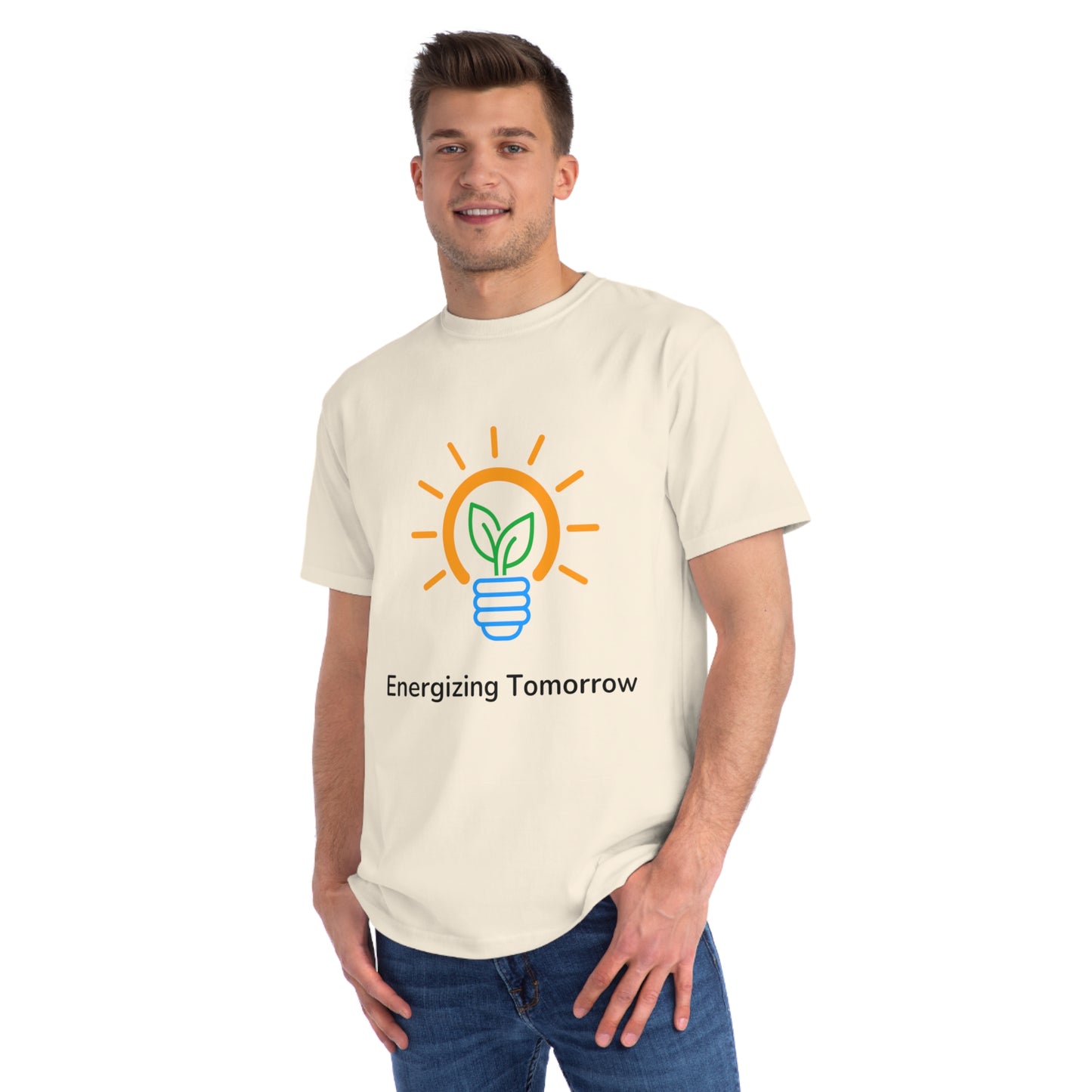 Energizing Tomorrow Tee | Green Tech Transition Shirt | Usha Creations