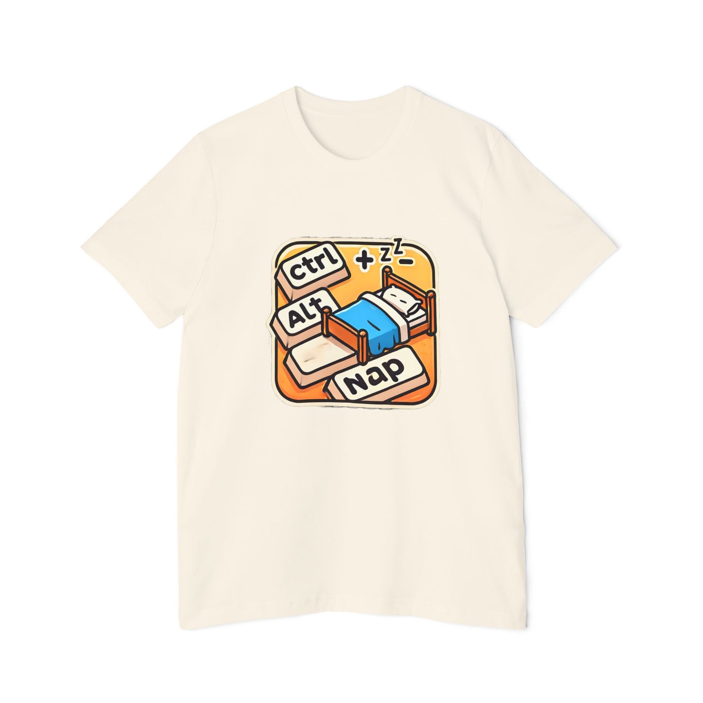 Ctrl+Alt+Nap Tech-Themed T-Shirt