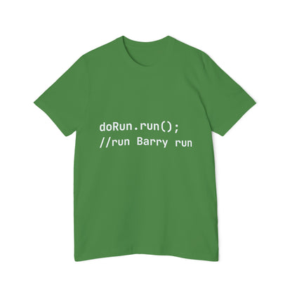 Run Barry Run T-Shirt | Developer Method Call | Pop Culture Code | Usha Creations