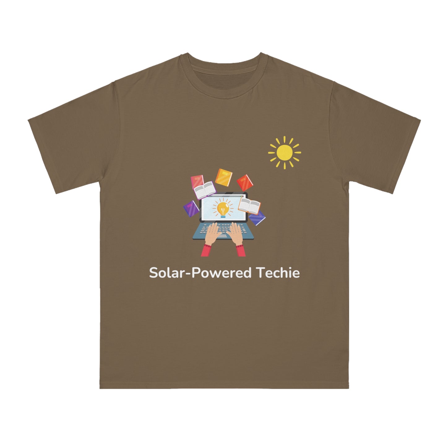 Solar-Powered Techie Tee | Eco-Friendly Coder Shirt | Usha Creations