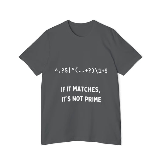 Regex Prime T-Shirt | Math Developer Pattern 2024 | Programming Algorithm Humor | Usha Creations