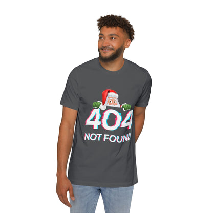 404 Santa Not Found T-Shirt | Funny Web Developer Christmas Gift 2024 | Programmer Holiday Present | Usha Creations