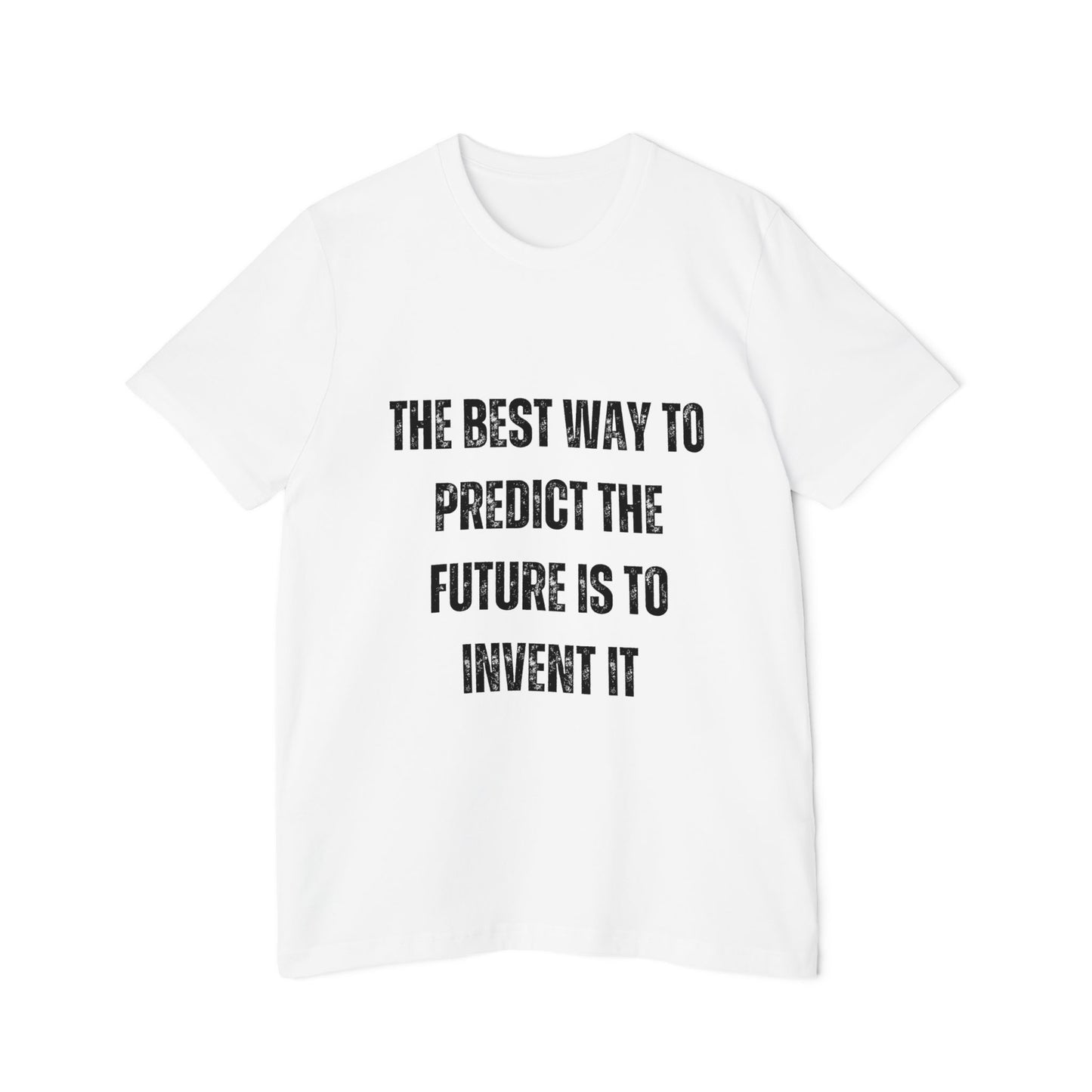 The Best Way to Predict the Future Is to Invent It | Inspirational Tech T-Shirt | Developer Quote Tee | Usha Creations