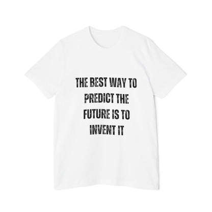 The Best Way to Predict the Future Is to Invent It | Inspirational Tech T-Shirt | Developer Quote Tee | Usha Creations