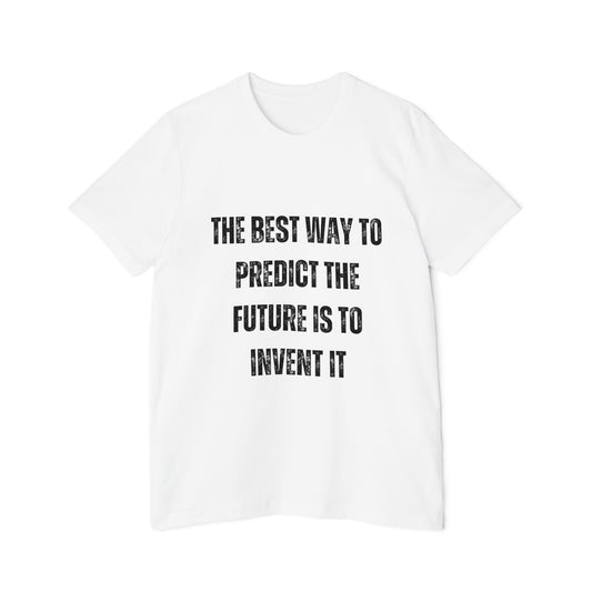 The Best Way to Predict the Future Is to Invent It | Inspirational Tech T-Shirt | Developer Quote Tee | Usha Creations