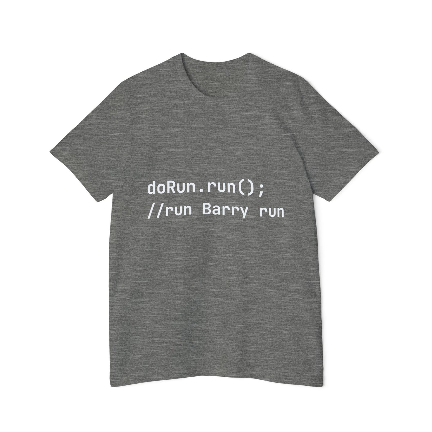 Run Barry Run T-Shirt | Developer Method Call | Pop Culture Code | Usha Creations