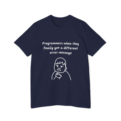 Programmer New Error Success Kid Humor T Shirt | Debugging Meme Tees | Usha Creations