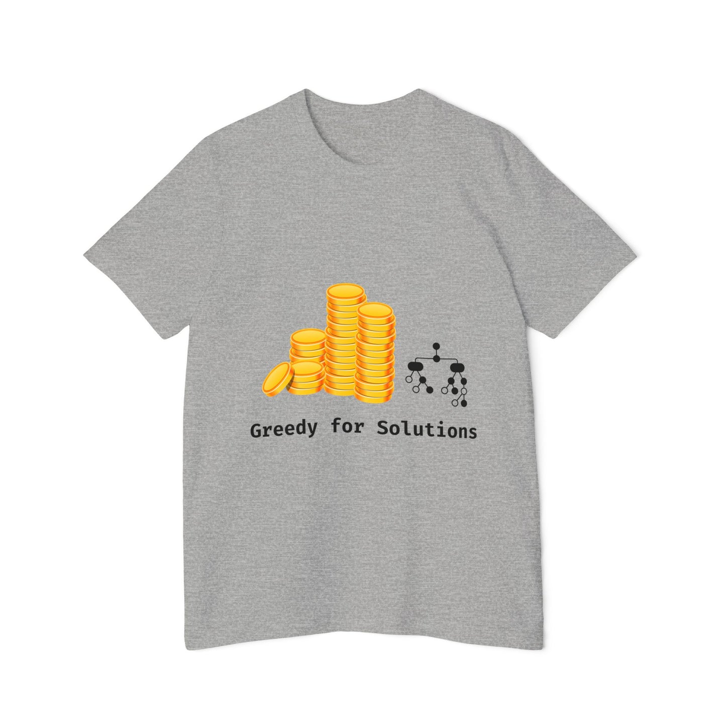 Greedy for Solutions | DSA T-Shirt | Interview Series Tee | Usha Creations