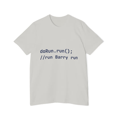 Run Barry Run T-Shirt | Developer Method Call | Pop Culture Code | Usha Creations