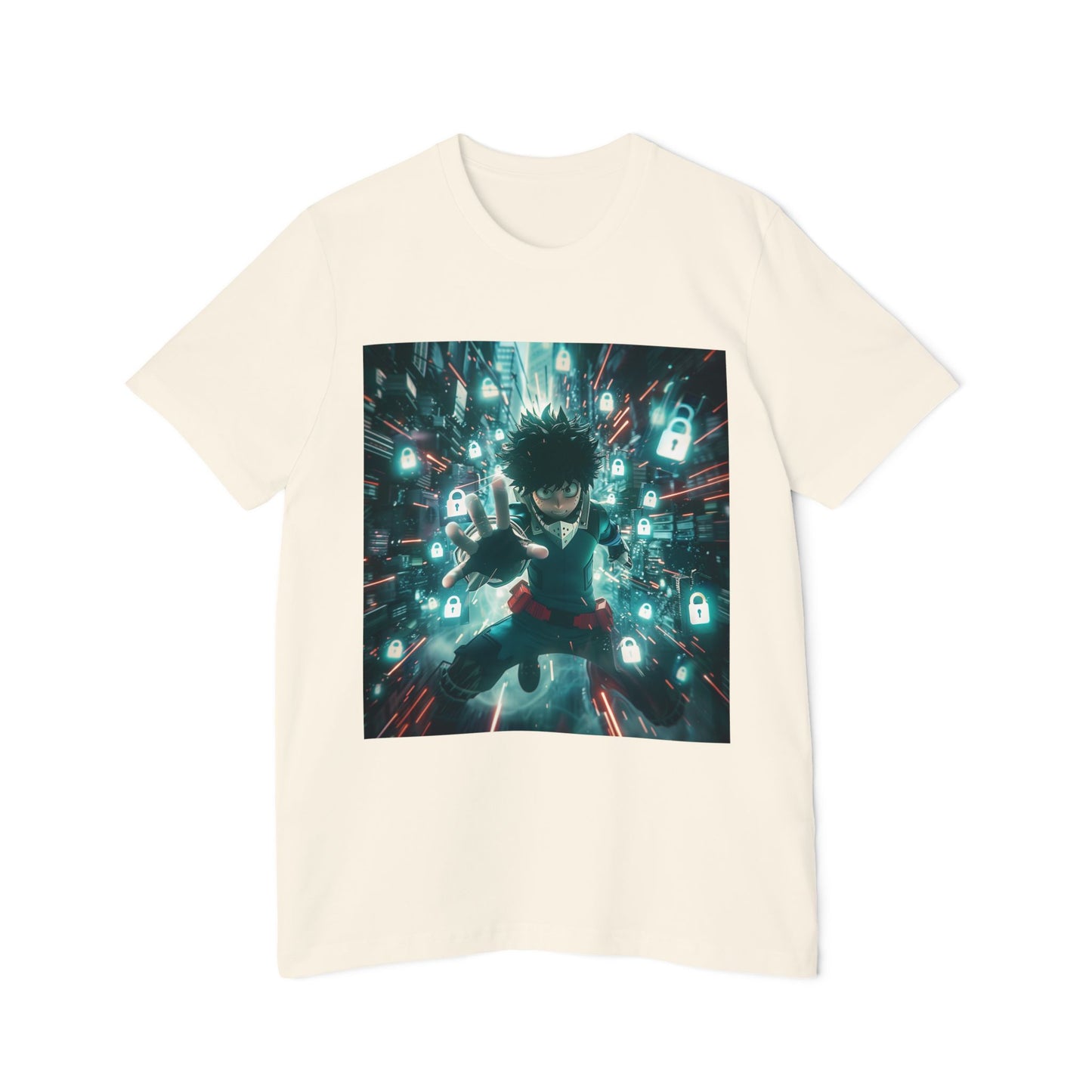 Deku’s Data Smash Tee – Cyber Hero Edition