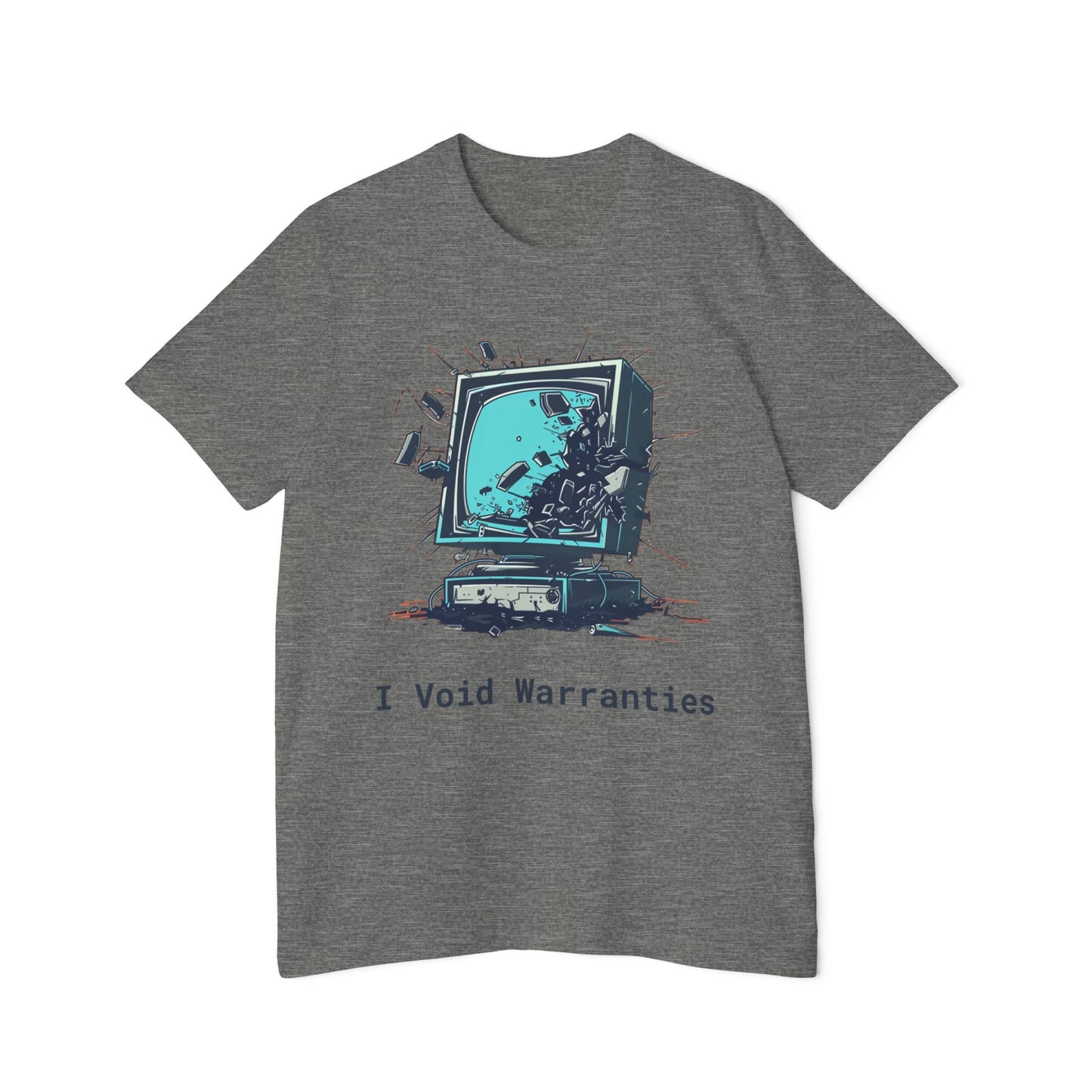 I Void Warranties Tech-Themed T-Shirt