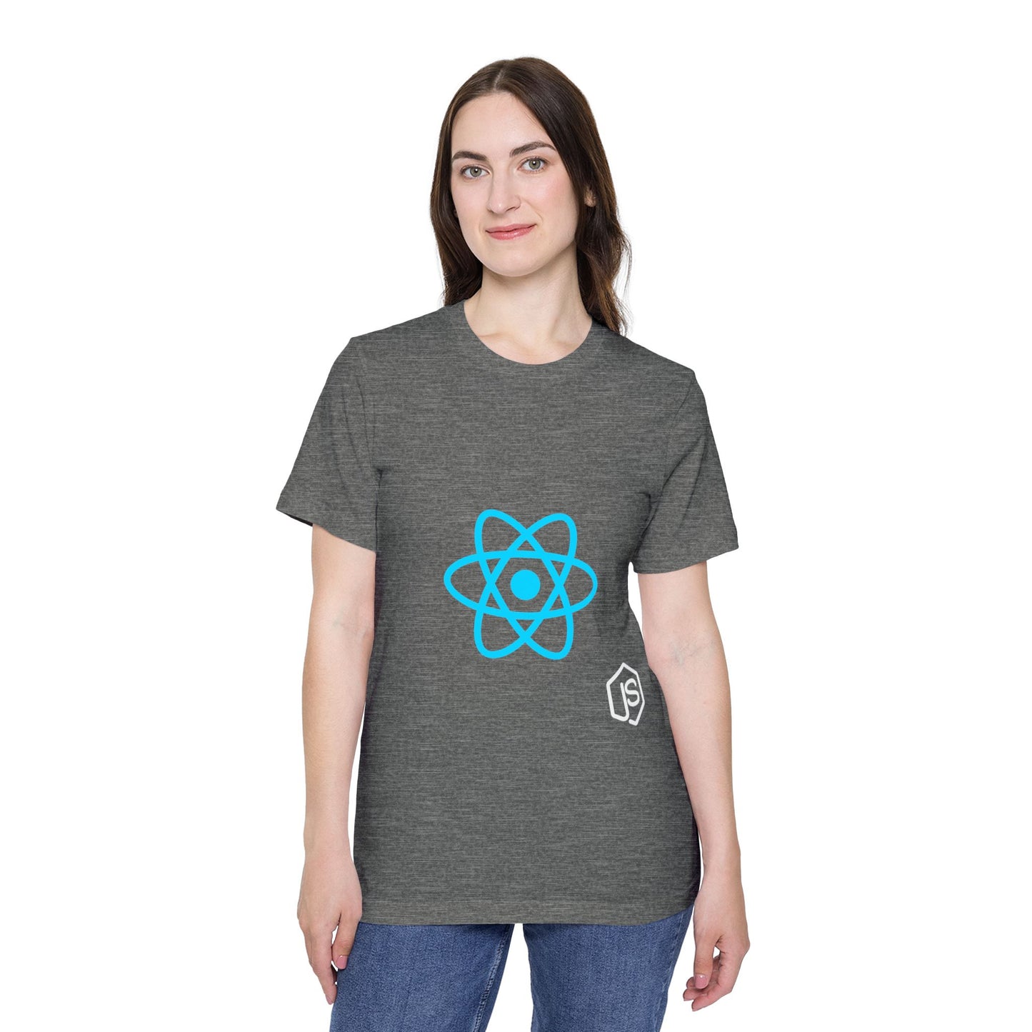 React.js: Component by Component | Frontend Developer T-Shirt | JavaScript UI Framework Apparel | Usha Creations