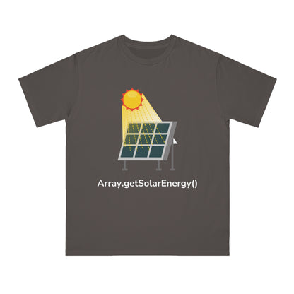 Array.getSolarEnergy() Tee | Eco Coder Solar Shirt | Usha Creations