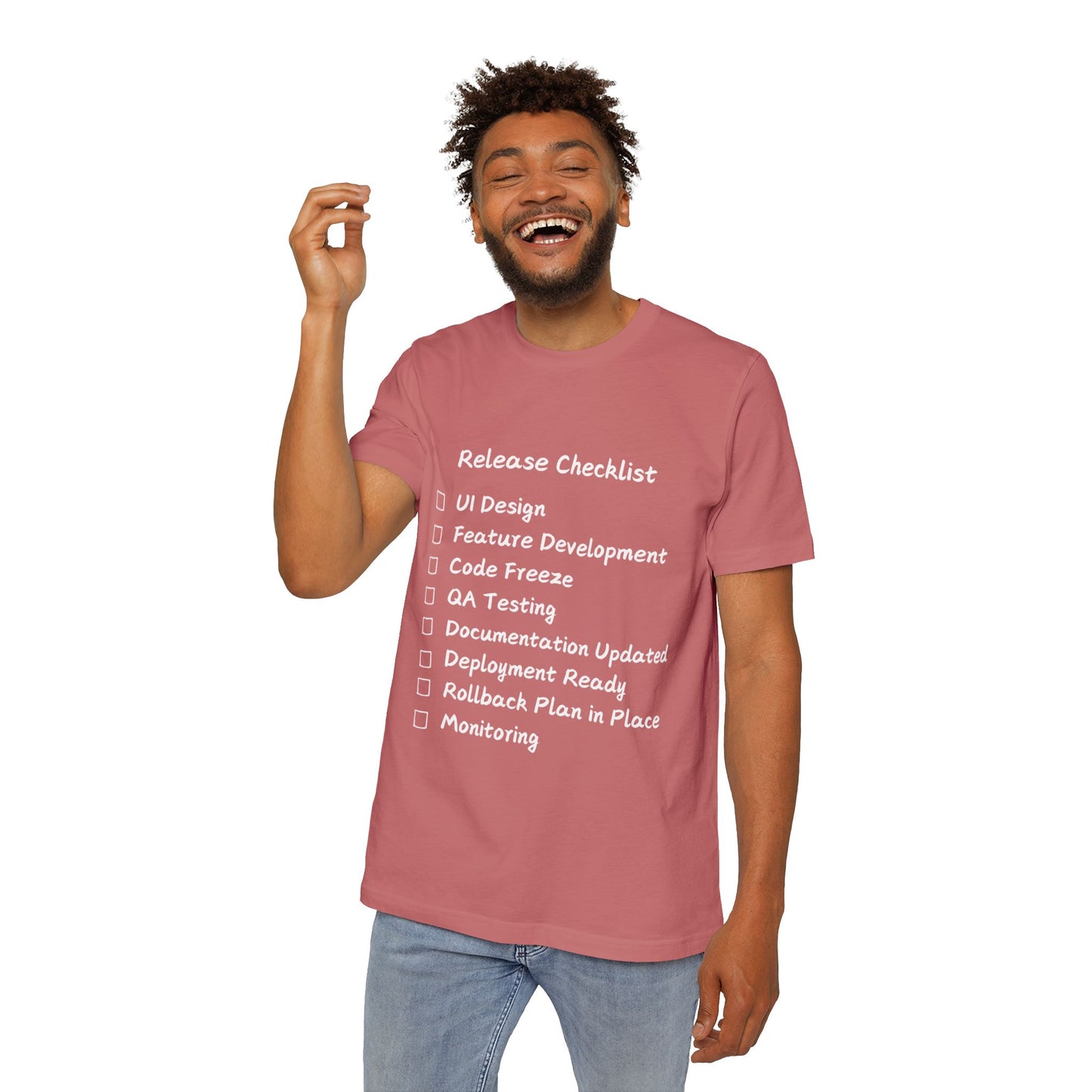 Software Release Checklist Dev Humor T Shirt | SDLC Meme Tees | Usha Creations