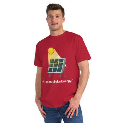 Array.getSolarEnergy() Tee | Eco Coder Solar Shirt | Usha Creations