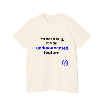 It’s Not a Bug, It’s an Undocumented Feature | Funny Coding T-Shirt for Developers | Usha Creations