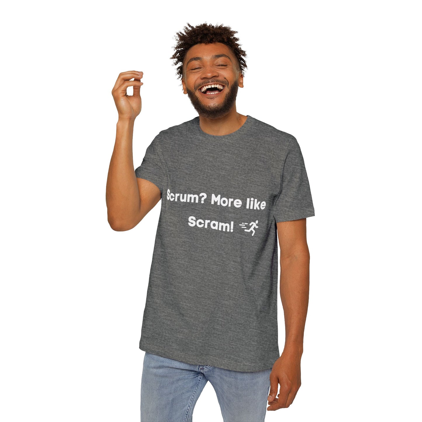 Scrum? More Like Scram! | Funny Agile Developer T-Shirt | Usha Creations