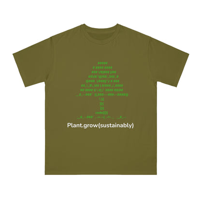 ASCII Tree Eco Code Tee | Plant.grow(sustainably) Shirt | Usha Creations